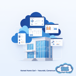 Bannière du projet Kemet Home Sarl - Déploiement ERP CloudFacile à Yaoundé au Cameroun