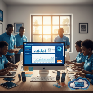 Déploiement ERP CloudFacile pour Distriphonie - distribution de crédit téléphonique Orange et télécommunications en Afrique
